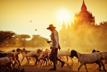 Hoàng hôn ở Myanmar