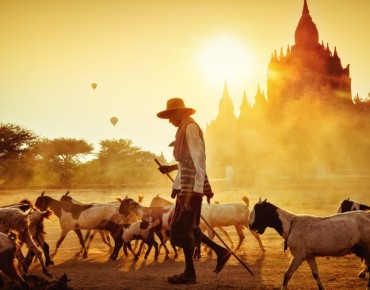 Hoàng hôn ở Myanmar